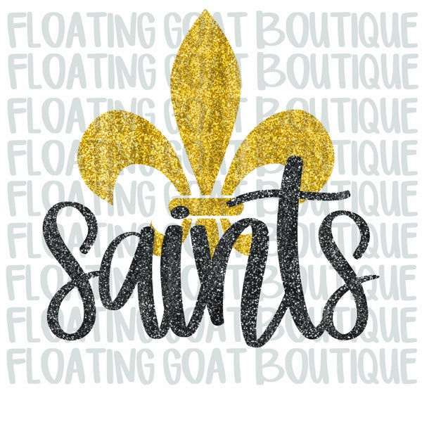 Saints Glitter PNG