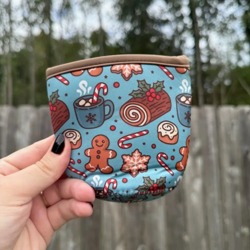 Christmas Treats Reusable Iced Drink Sleeve image 0