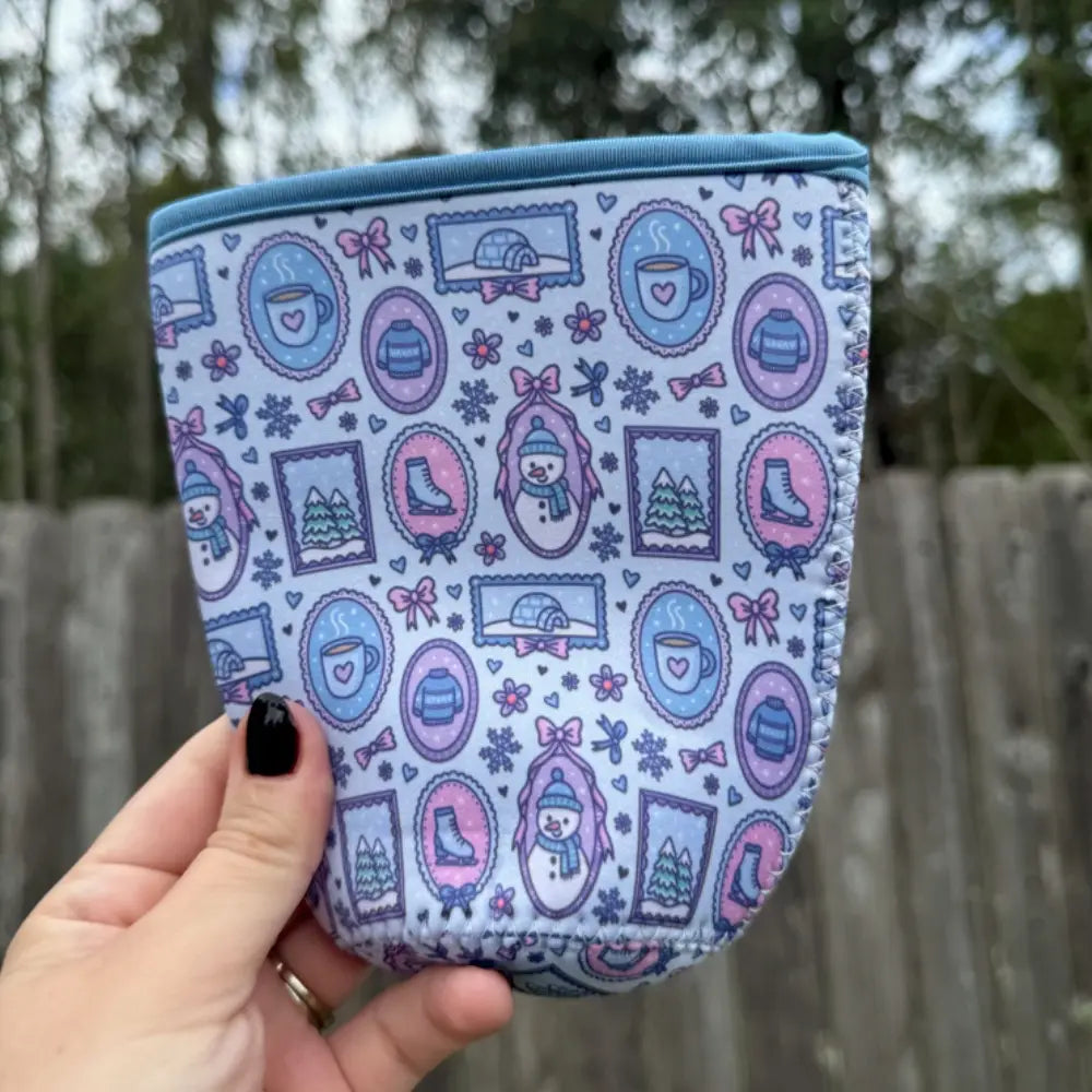 Winter Coquette Reusable Iced Drink Sleeve image 1