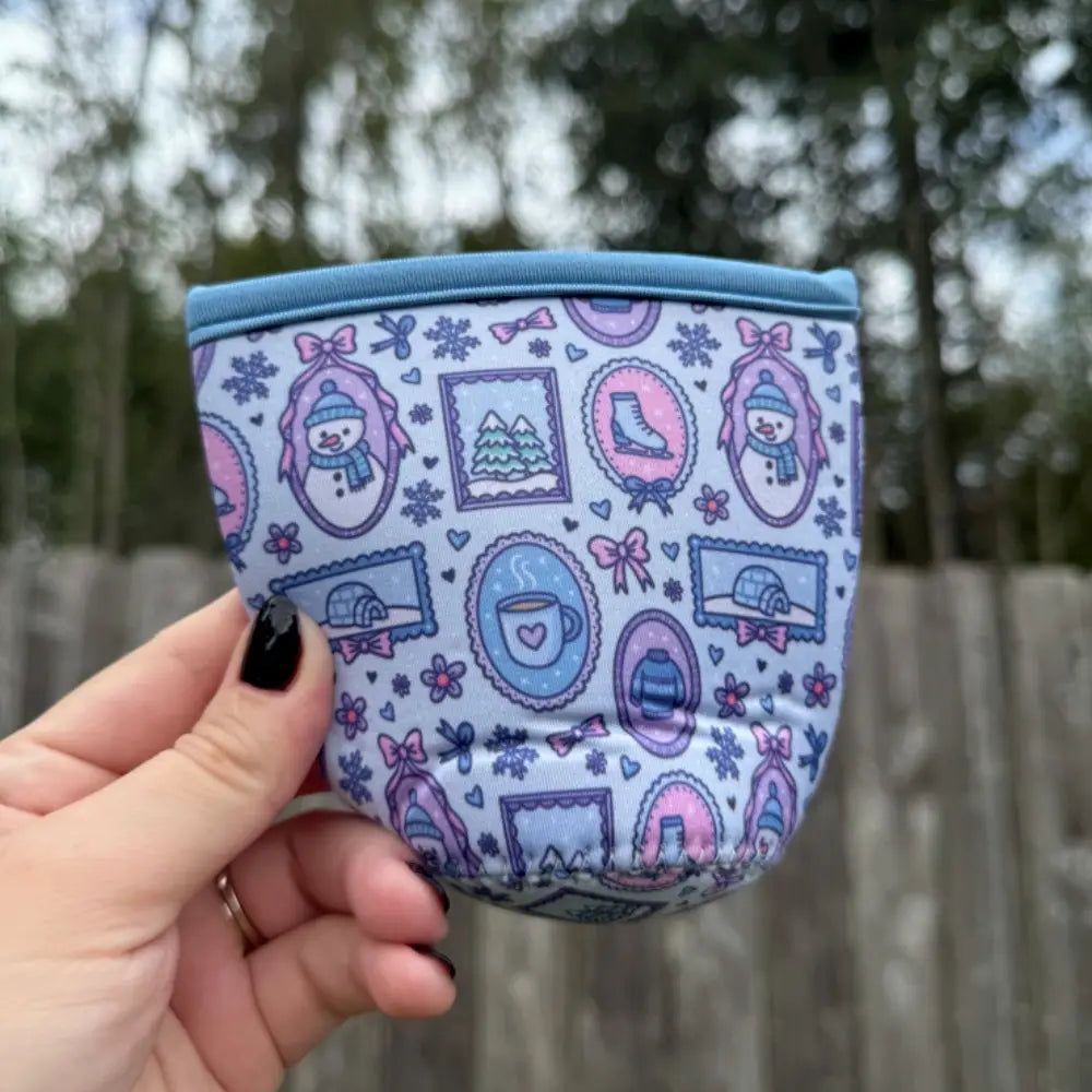 Winter Coquette Reusable Iced Drink Sleeve image 0