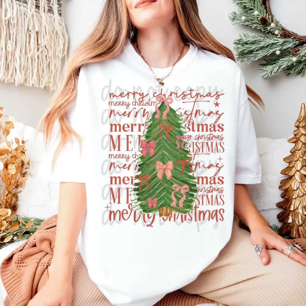 Merry Christmas Bow Tree image 2