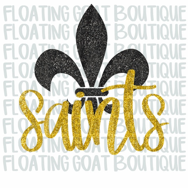 Saints Glitter PNG