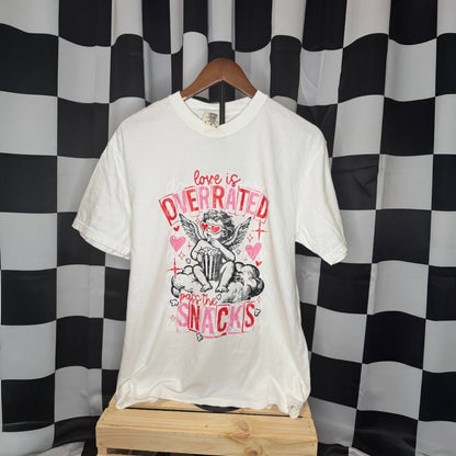 Love is Overrated, Pass the Snacks Shirt