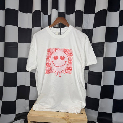 Valentine's Day Drippy Smiley Shirt