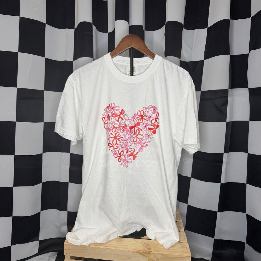 Coquette Bows Heart Shirt