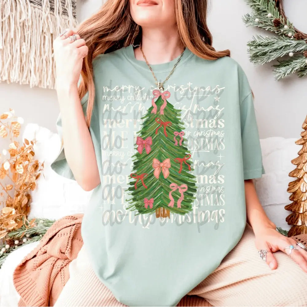 Merry Christmas Bow Tree image 3